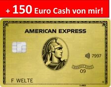 150 Euro Cash von mir! Amex American Express Gold + 20.000 MRP