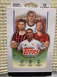 2024-25 Topps UCC Flagship Soccer UEFA Hanger Box w/ Pink Sparkle Exclusives - Picture 1 of 2