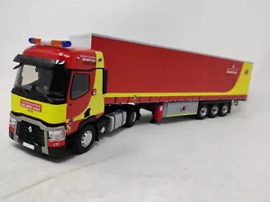 Camion Miniatura Renault T 460 Semi Tautliner Sicurezza Civile - Eligor - 1/43 - Foto 1 di 9