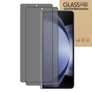 2er-Pack Sichtschutz Hartglas Displayschutzfolie für Samsung Galaxy Z faltbar 5 4 3 5G - Bild 1 von 4