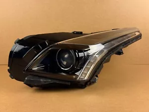 MINT! 2015-2019 CADILLAC CTS-V LEFT DRIVER SIDE XENON HID BLACK HEADLIGHT OEM - Picture 1 of 10