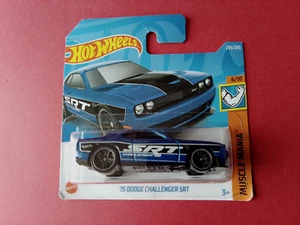 HOT WHEELS - 15 DODGE CHALLENGER SRT - BLEU - SHORT CARTE - ANNEE 2022 - 9204 - Picture 1 of 2