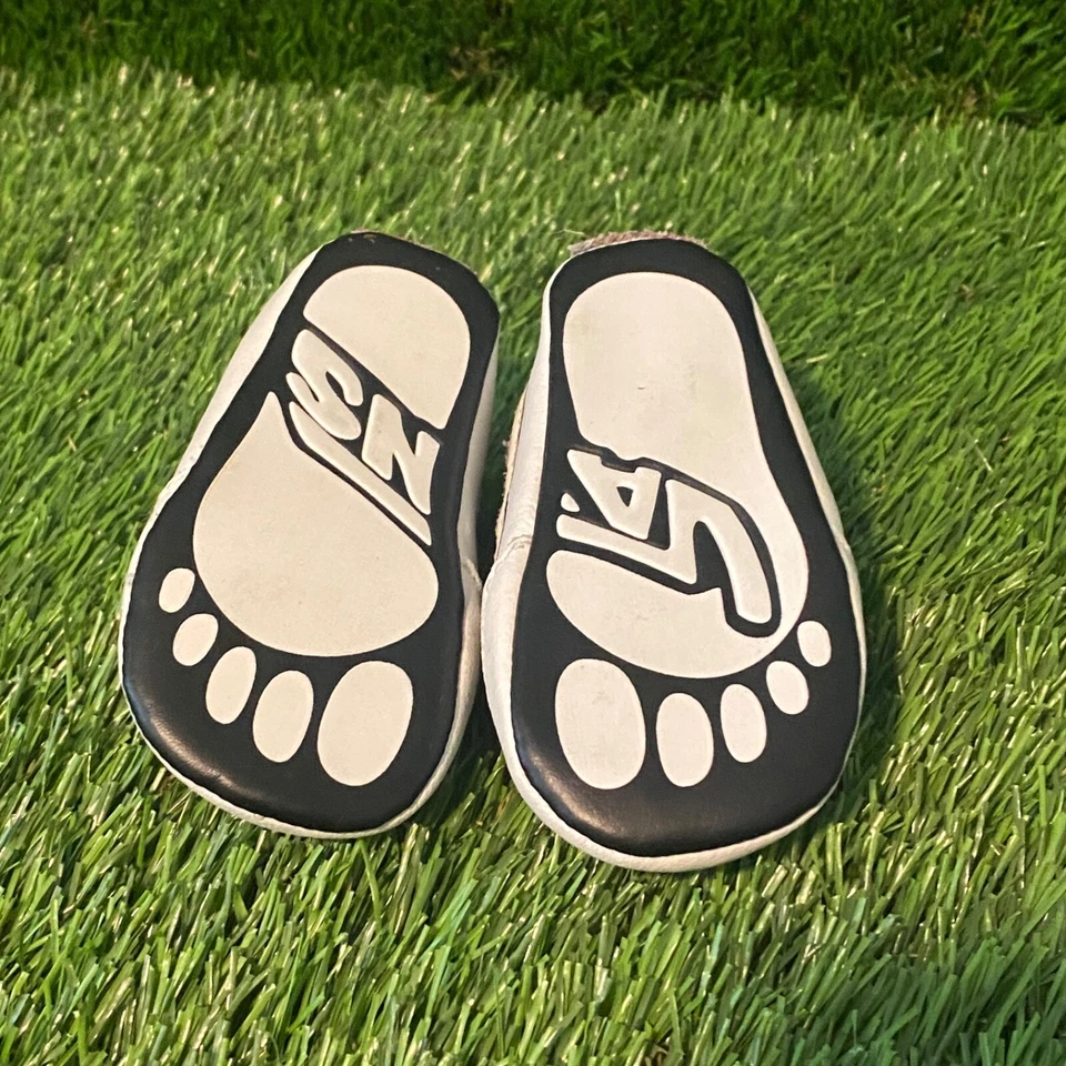 Vans Infant Old Skool 婴儿鞋 1 码黑色/真白色 — 第 1/4 张图片