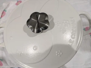 Le Creuset Miffy Marmite 18 cm Algodón Blanco Plata Flor Perilla 1,3 L - Imagen 1 de 10