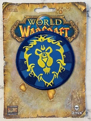Parche redondo con licencia oficial de World of Warcraft - Alliance 3" - azul, Jinx, 2006 Foto 1 de 3