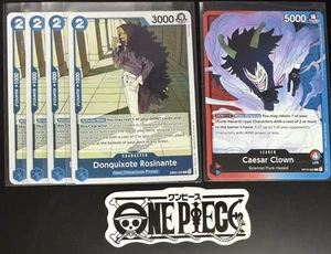 4x One Piece EB02-025 R Donquixote Rosinante + Leader -English-Foil-PlaySet-Mint - Bild 1 von 1