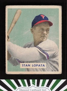 1949 Bowman #177 Stan Lopata GD [Factory Red Ink] - Picture 1 of 2