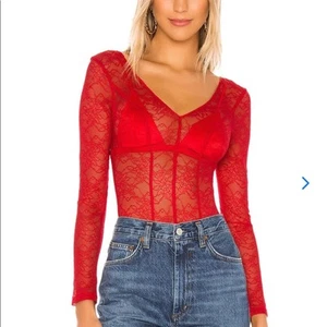 Body Lovers + Friends Pearson Rojo Encaje Para Mujer Talla Mediana NUEVO - Imagen 1 de 12