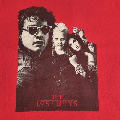 The Lost Boys 80's Horror Movie Vampires Red LG Double-sided Graphic T-Shirt Tee - Image 1 of 4