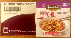 ANNIE CHUN'S SWEET CHILI NUDELSCHALE (VERSIEGELTER KARTON mit 4 SCHÜSSELN) KOSTENLOSER VERSAND! - Bild 1 von 1