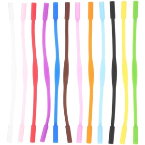 12Pcs Boy Girl Glasses Holders Silicone Anti-slip Strap for Sports - Picture 1 of 12