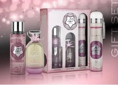 Hareem Al Sultan 香水喷雾淡香水空气清新剂 Ard Al Zaafaran 3 件套礼品套装 — 第 1/2 张图片