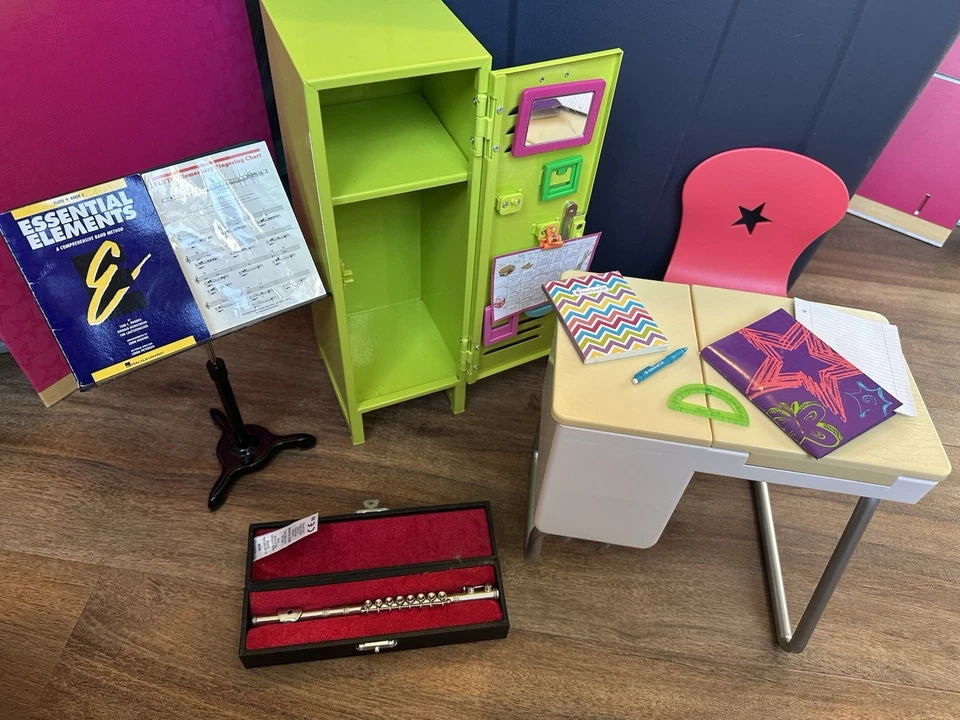 American Girl Doll School Set/American Girl Doll Flute and Other Accessories - Image 1 of 1