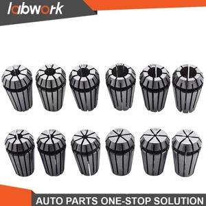 Labwork12Pc ER16 Spring Collet Set 1/32"-3/8" For Milling Lathe Tool Engraving - Picture 1 of 11