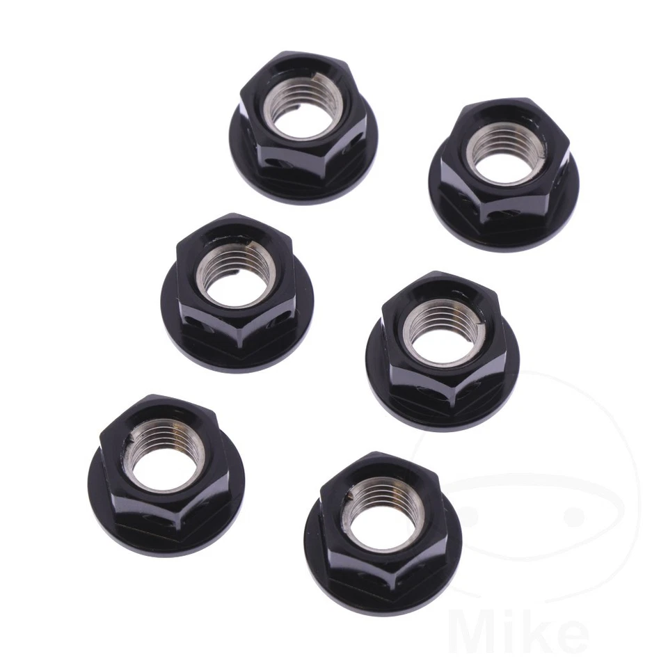 Kit de piñón trasero tuerca Racing negro para Suzuki RM 465 1981-1982 Foto 1 de 1