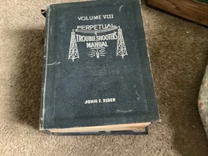 John F Rider - Manual Perpetuo Antiguo Radio Disparadores de Problemas - Volumen Vlll - Imagen 1 de 12