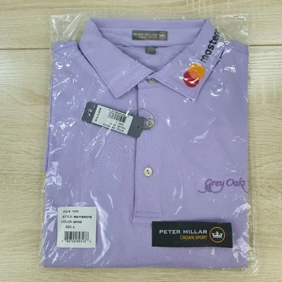 NUEVO TOUR EMITIDO Polo Hombre L Peter Millar Verano Comodidad Gris Robles Country Club Foto 1 de 4