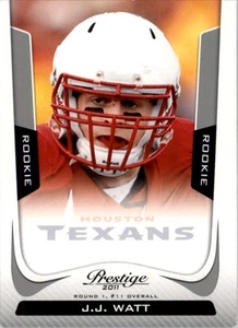 Prestige #244A 2011 J.J. Watt radiocontrol novato Texas - casi nuevo-como nuevo - Imagen 1 de 2