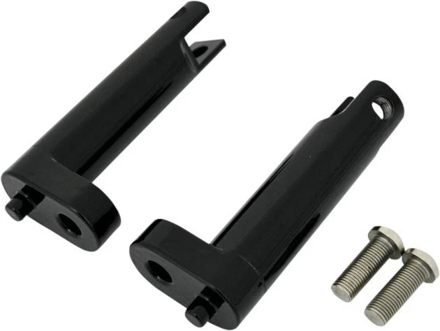 Soportes de estriba de pasajero DS Hotop negros Harley Davidson #144953 Foto 1 de 1