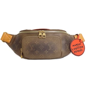 LOUIS VUITTON Rush Bum Bag Belt Bag Monogram Dust Canvas Leather, Brown M11539 - Picture 1 of 12