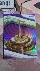 2025 Topps Chrome Disney Kaa #109 Purple Refractor /75 - Picture 1 of 2