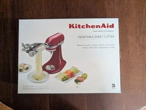 KitchenAid Vegetable Sheet Cutter Stand Mixer Attachment Thin Thick Blades - Picture 1 of 2