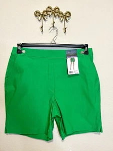 Rafaella Kelly grüne Stretch Shorts. Seitentaschen. Größe 16 - Bild 1 von 5