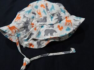 VHTF SOLD OUT Twinklebelle Boys Sun Hat ANIMAL NATURE Design SO CUTE SMALL