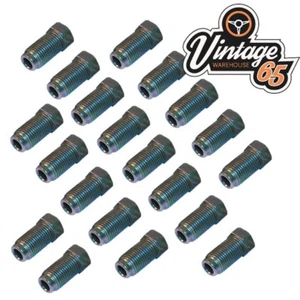 20 Imperial Brake Pipe Fittings Unions 7/16" UNF x 20Tpi Male Long For 1/4" Pipe - Picture 1 of 1