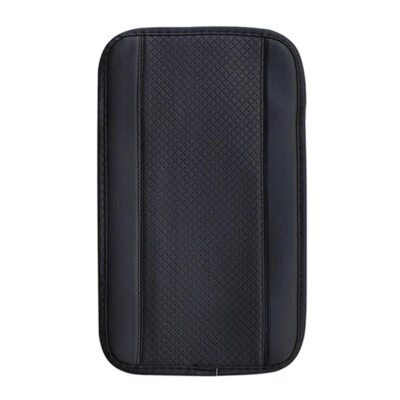 Car Armrest Cover Cushion Center Console Box Pad Protector PU Leather Embossed - Image 1 of 4