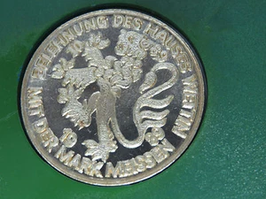 1089 - 1989 germany DRESDNER CASTLE mit der mark meissen dresdner schloss SILVER - Picture 1 of 6