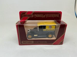MATCHBOX-MODELS OF YESTERYEAR-1927 TALBOT VAN Y-5 1/47 SCALE-DUNLOP-1984 - Picture 1 of 11