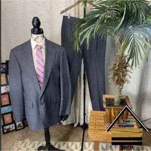 Chaps Ralph Lauren Wool Striped 2 Piece Suit Pants Jacket Mens Sz 39R SKU #101 - Picture 1 of 15