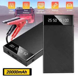Car Jump Starter, 20000mAh Portable Charger Power Bank with LED Flash Light US - Picture 1 of 10