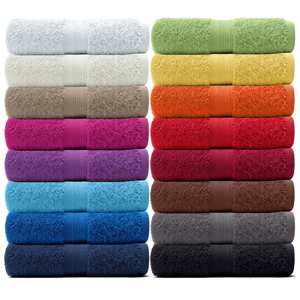 Saunatuch XXL  100x200 cm Saunalaken  Strandtuch Badetuch 100% Baumwolle 500g/m² - Bild 1 von 1