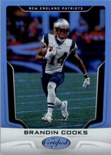 2017 Certified Mirror Silver Patriots Football Card #89 Brandin Cooks /499
