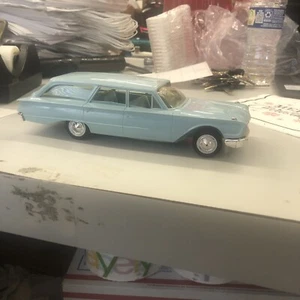 1960 Light Blue Hubley Ford Country Sedan Wagon Promo Car - Picture 1 of 14