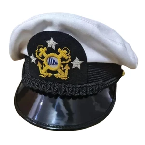 Replica Captain's Hat, Skipper's Hat, Yachting Hat - Picture 1 of 4