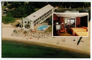 Standard Chrome Postkarte - Dennisport, Cape Cod, Mass. - Corsair Resort Motel - Bild 1 von 2