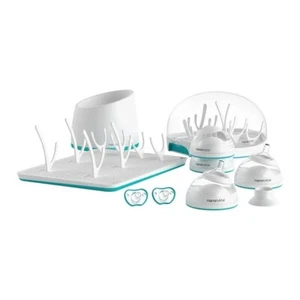 Nanobebe Newborn Bottle Steriliser Gift Set 25 Pieces Baby shower Newborn - Teal - Picture 1 of 6