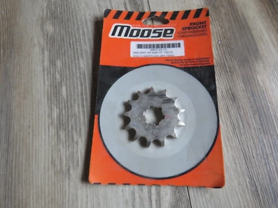Piñón delantero de acero Moose Racing M607-22-13 13 dientes YZ60 PW80 MX100 BW80 OM10 Foto 1 de 2