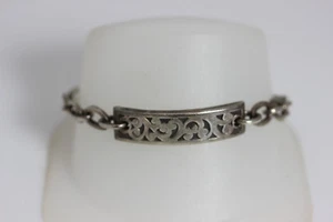 Pulsera de plata esterlina 925 LOIS HILL estilo ID con diseño de desplazamiento -12363 - Imagen 1 de 10