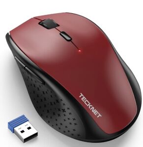 TeckNet 2.4G Classic Wireless Mouse for Laptop, 3200 DPI Optical Computer 01002