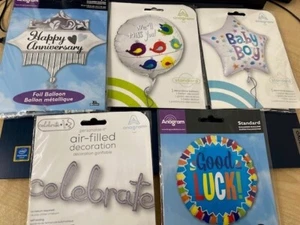 Foil Balloons - assorted x 8 - Picture 1 of 1