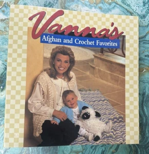 Vanna White Afghan Crochet Favorites Pattern Binder 30 Patterns Leaflets 1990's - Picture 1 of 14