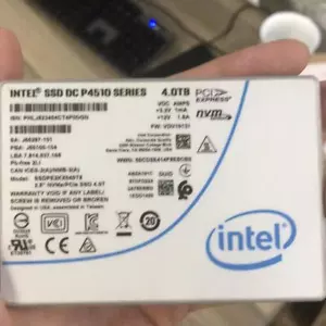 Intel DC P4510 Series 4TB U.2 NVMe PCIe 2.5'' Solid State Drive SSDPE2KX040T8 - Picture 1 of 3