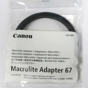 Canon Macrolite Adapter 67 67mm for MR & MT24 Ringlite Canon 67 ML Macro - Picture 1 of 1
