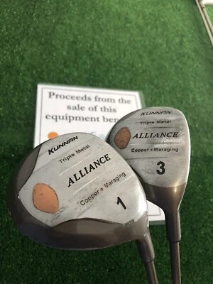 Juego de driver de golf Kunnan y 3 maderas varilla regular de grafito Foto 1 de 4