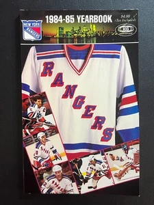 1984-85 New York Rangers Hockey Team Yearbook NYR 59th Beck/Sandstrom/Etc. NHL! - Picture 1 of 3