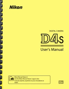 Nikon D4S Digital Camera OWNER USER'S MANUAL - Picture 1 of 5